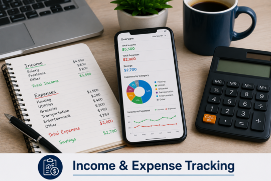 1. Income & Expense Tracking