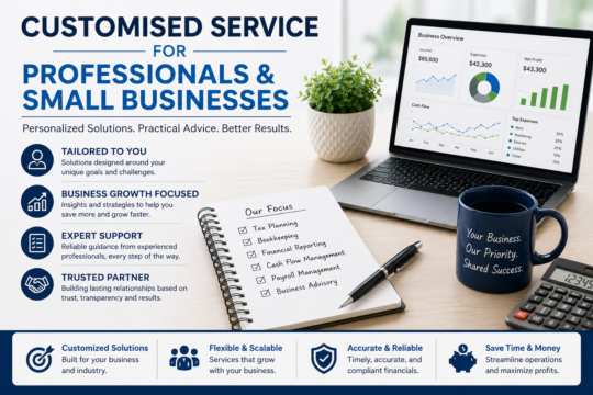 Customized Services for Professionals & Small Businesses